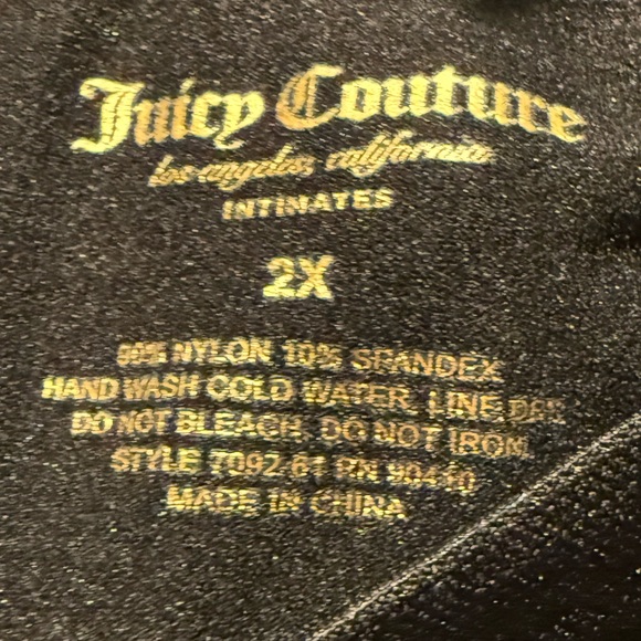 Juicy Couture Los Angeles NWT Black & Gray Seamless Shaping Slip Shorts (I008) - Picture 7 of 7